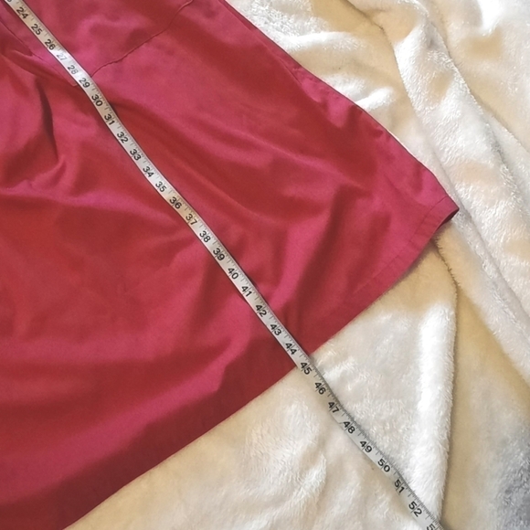 VINTAGE Handmade Fuscia Pink Lounge House Dress Mumu Large 70's, 80's, 90's - Picture 4 of 8